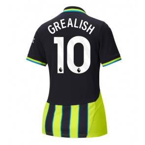 Manchester City Jack Grealish #10 Gostujuci Dres za Ženska 2024-25 Kratak Rukavima